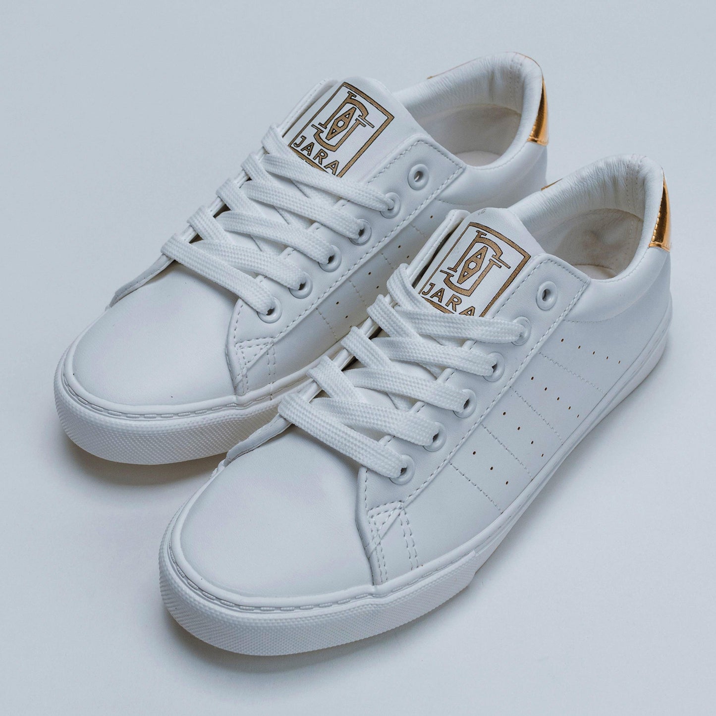 Mariah White Gold Walking Shoes - JARA Philippines