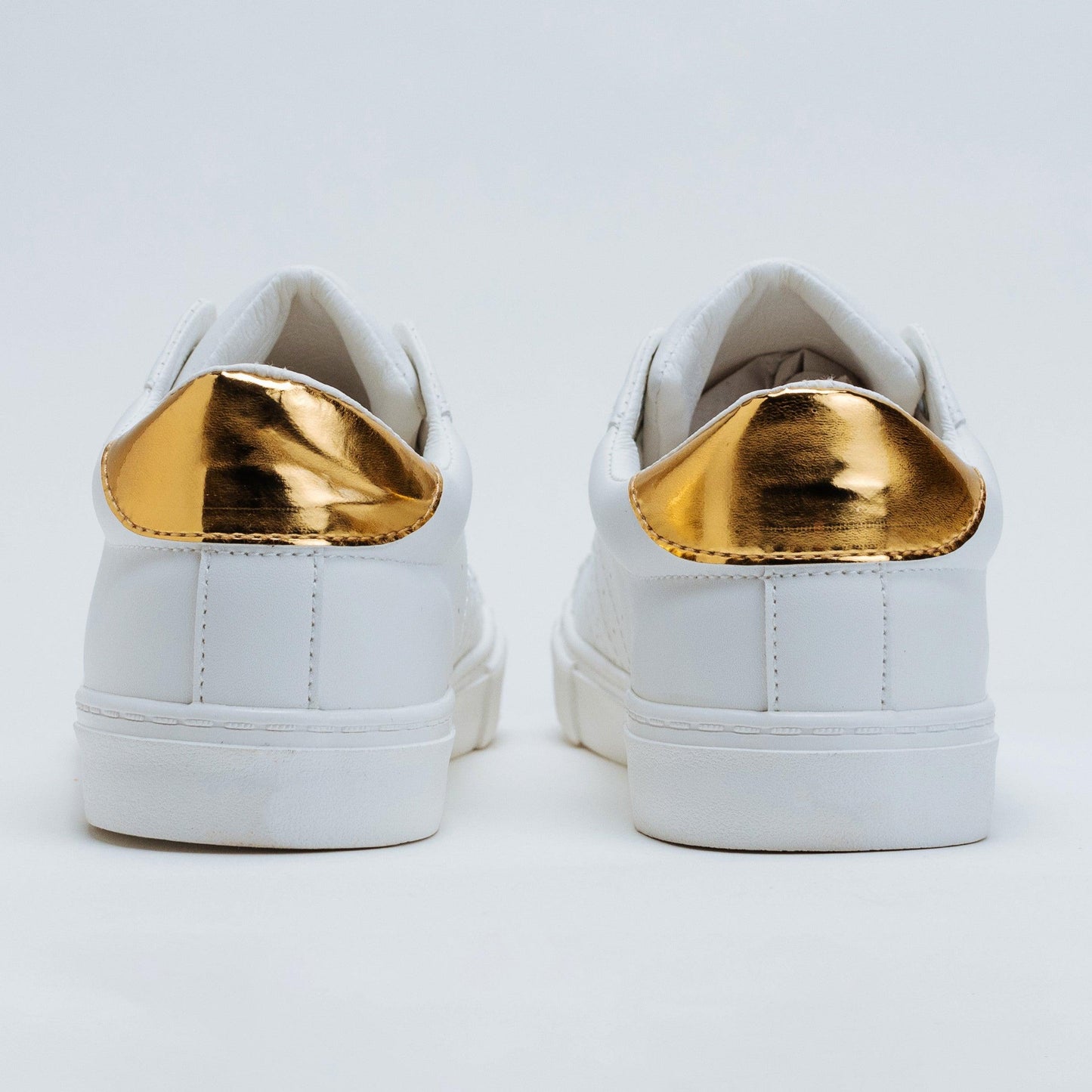 Mariah White Gold Walking Shoes - JARA Philippines