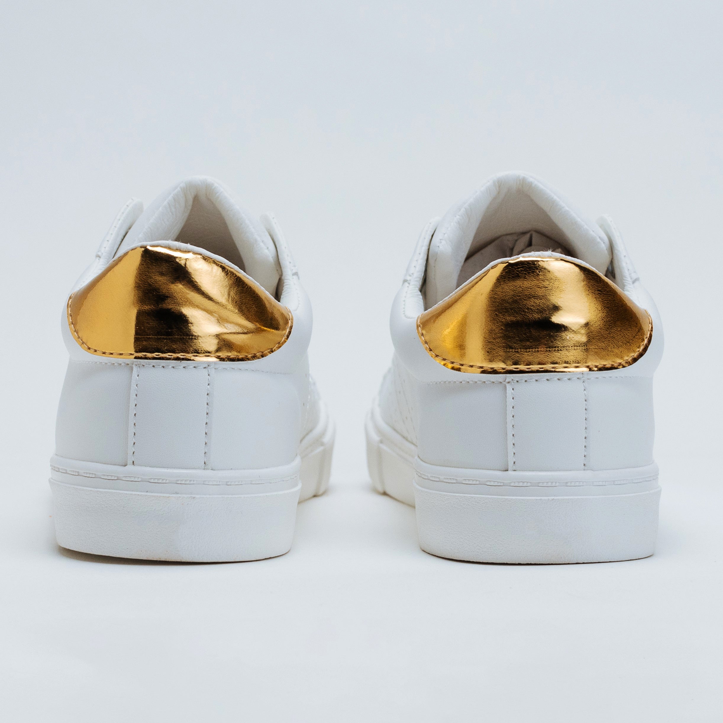 Mariah White Gold Walking Shoes – JARA Philippines