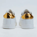 Load image into Gallery viewer, Mariah White Gold Walking Shoes
