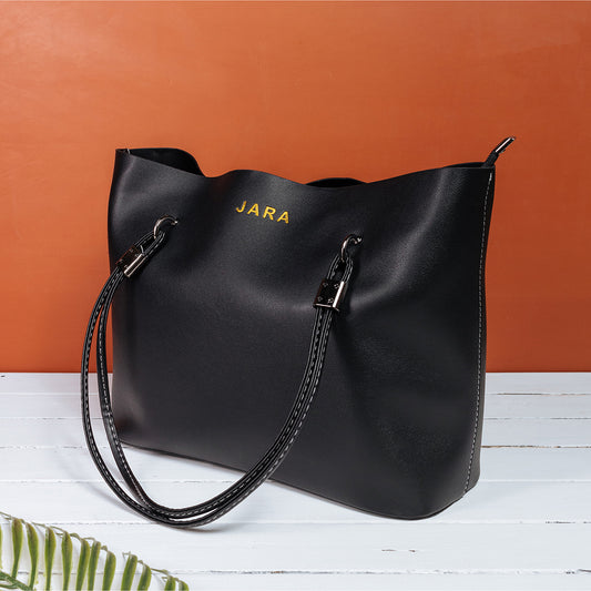 SIENNA LEATHER TOTE BAG