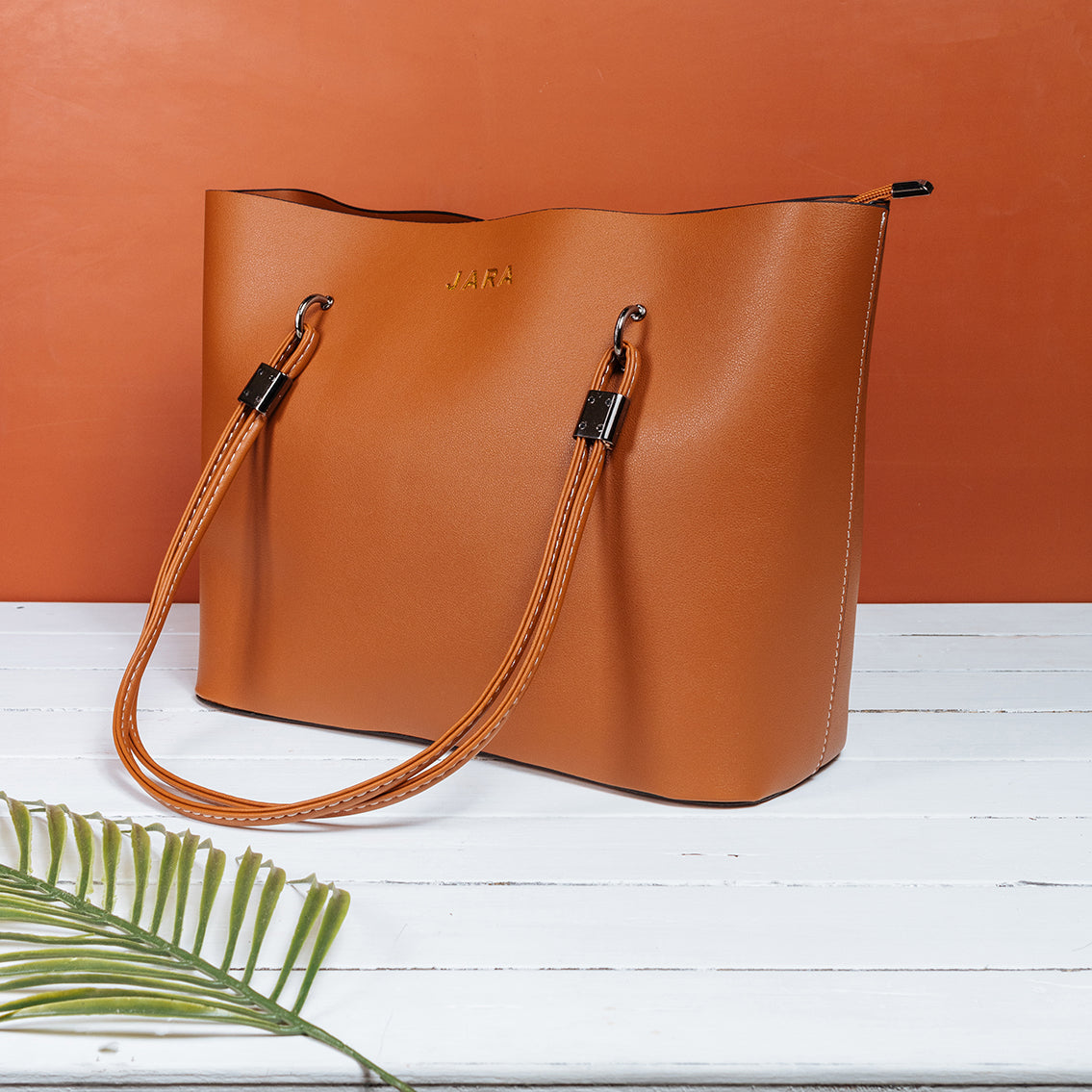 SIENNA LEATHER TOTE BAG